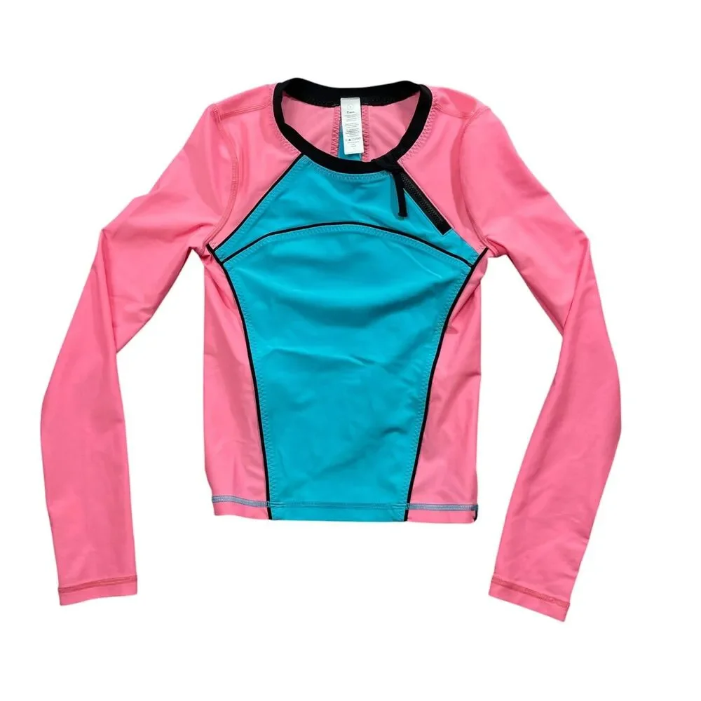 Ivivva 8 Lululemon Long Sleeve Nylon Blend Athletic‎ Shirt Shoulder